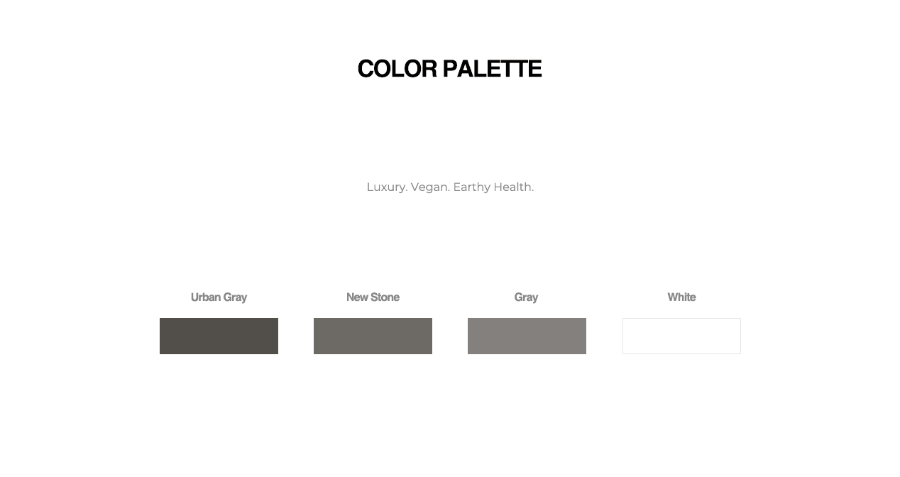 The Ranch Malibu color palette featuring Urban Gray, New Stone, Gray and White