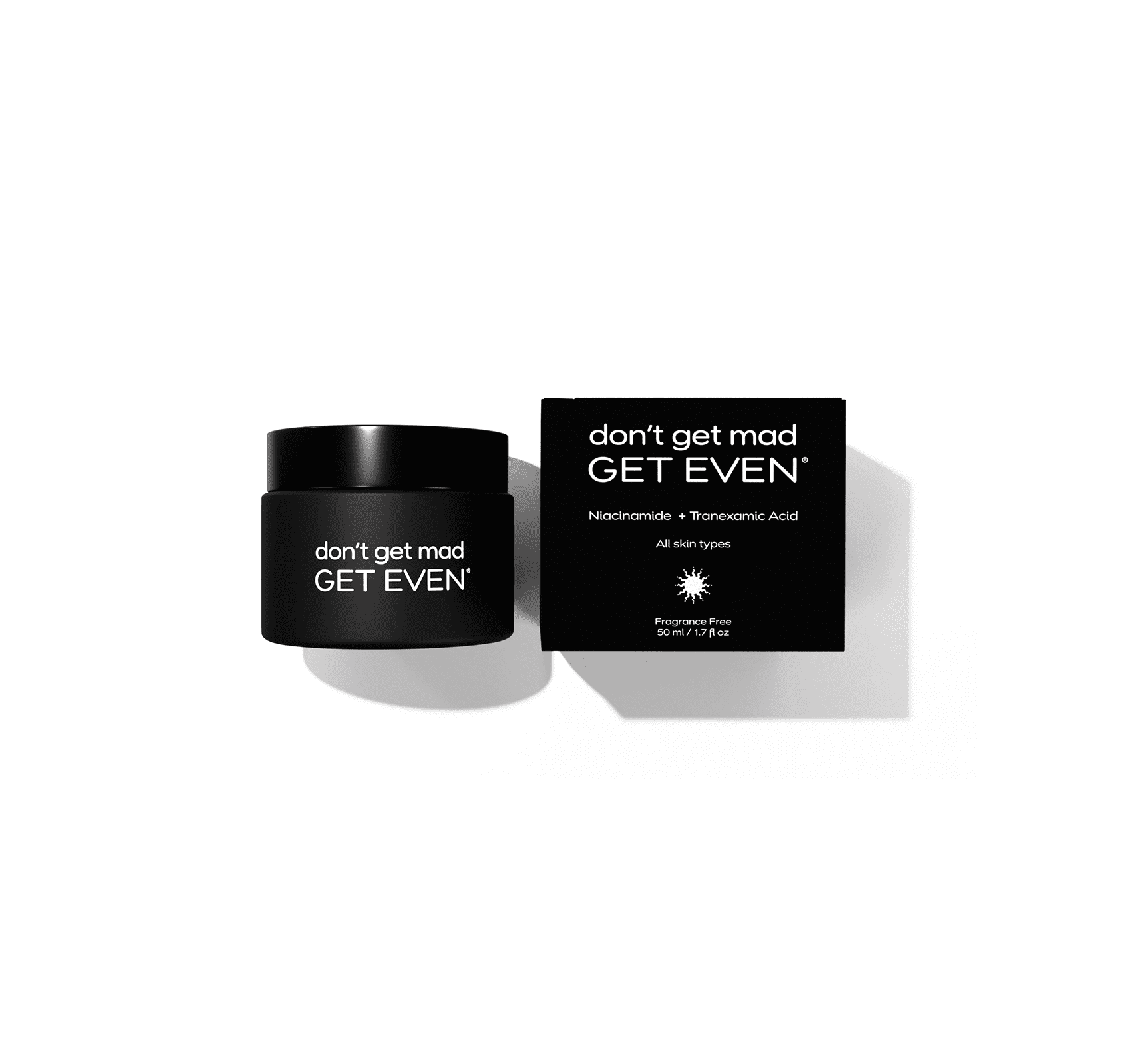 Don't Get Mad Get Even vegan skincare packaging design